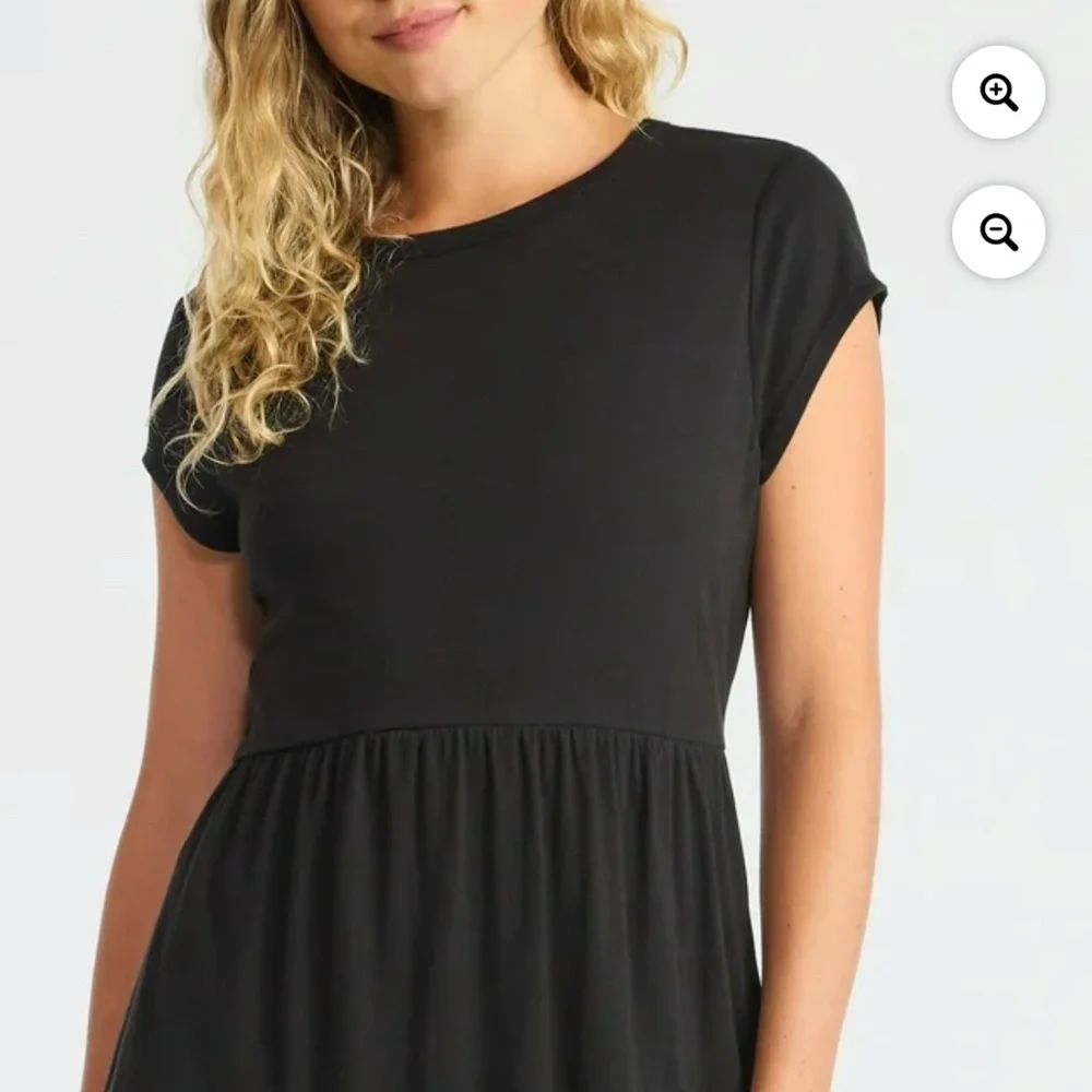 Time and Tru Women’s Black Tiered Dress Size XL NWT